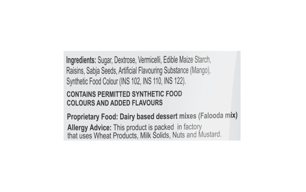 Weikfield Falooda Mix Mango Flavour   Pack  200 grams